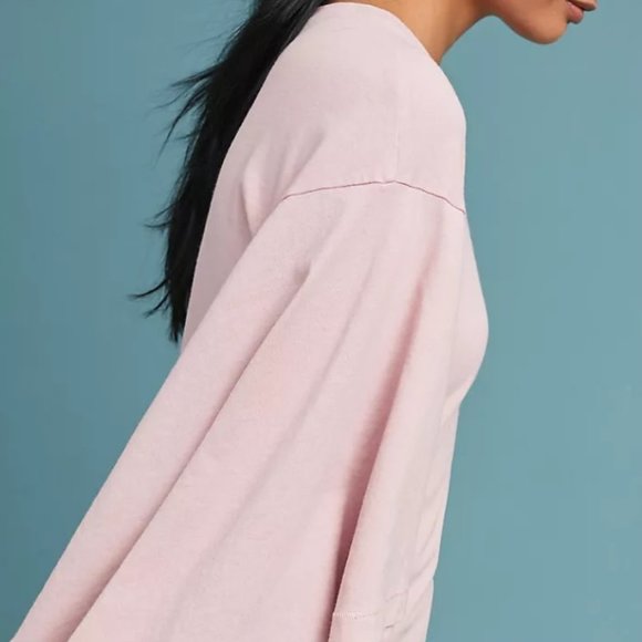 NEW WITH TAGS - Citizens of Humanity Flutter-Sleeve Top - Pink - Size M - Picture 3 of 4